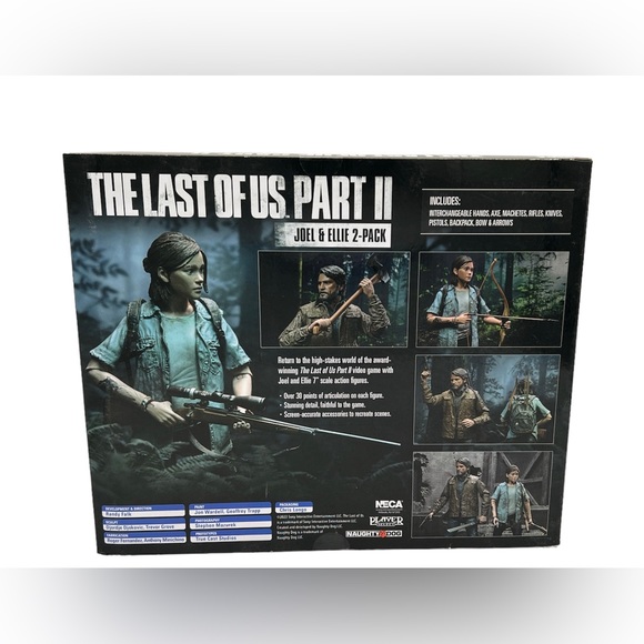 NECA The Last of Us 2 Ultimate Joel & Ellie 7" Scale Action Figure 2 pack New - Picture 7 of 14